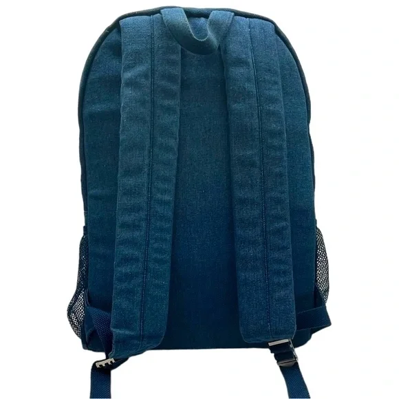 Walt Disney Pride Collection Love Denim Backpack Mickey Mouse Rainbow Disneyland - Picture 2 of 15